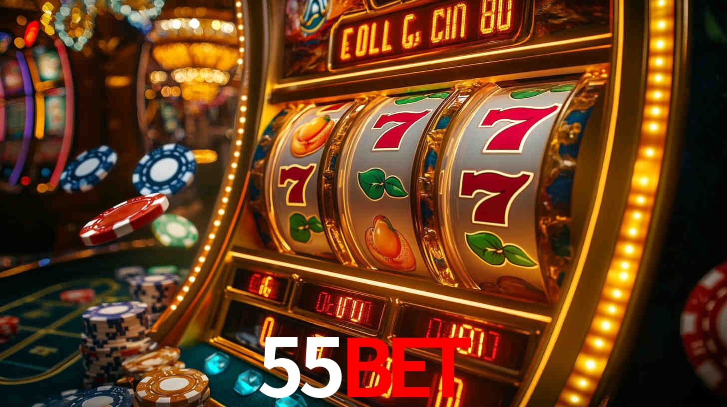 55bet Logo - Bônus com Rollover Justo